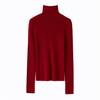 Suéter de Punto Hengjia HjAll-Wool Grueso Sin Costuras de Una Pieza Cuello Alto, Corte Ajustado, Capa Base Adelgazante para Mujer