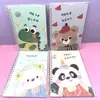 Caderno Fofo Criativo Japonês de Borracha com Espiral A5 Desenho Animado Linha Horizontal Caderno Papelaria Estudante Prêmios