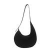 Bolso elegante de color liso para mujer, estilo coreano de moda, primavera 2025, bolso de hombro informal.