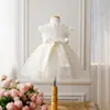 Vestido Infantil Vestido de Princesa Vestido de Dama de Boda Vestido de Niña Estilo Verano 2026 Atuendo de Cumpleaños para Bebé