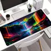 Mouse Pad Fluorescente Eletrônico Transfronteiriço, Tapete de Mesa para Computador, Mouse Pad Personalizado para Jogos, Tapete de Mesa Extra Grande
