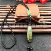Pulsera de Ágata con Cuenta Dzi Natural del Tíbet Pulsera de Barril con Cuenta Dzi de Nueve Ojos Collar Souvenir Turístico de 10 Yuan Pulsera de Jade