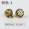 Botão de Cheongsam de Metal Botão de Bronze Sólido Vintage Botão Dourado Prateado Estilo Nacional Traje Tang Hanfu Botão Decorativo de Alta Qualidade