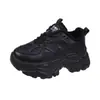 Zapatos transpirables de papá para mujer, suela gruesa estilo 2024, cómodos, casuales, de suela gruesa, zapatillas deportivas de celebridad de internet, zapatillas de correr para aumentar la altura