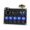 Cargador nuevo de fábrica para coche Reloj LED Pantalla digital Carga rápida PD QC3.0 Orificio para cigarrillo Panel de cinco interruptores
