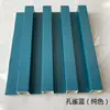 Painel de treliça de bambu e madeira Painel da Grande Muralha Divisória de grade para parede de fundo de TV Teto de varanda Painel de parede de PVC côncavo e convexo