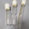 Tubo de ensayo graduado de vidrio redondo de fondo redondo, borde enrollado, alta capacidad, resistente a altas temperaturas, alto borosilicato, disponible en 100/150/200 ml