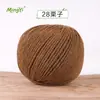 Hilo de Algodón Hueco de 2 mm para Bolsas de Playa Caladas Hechas a Mano con Ganchillo, Material Especial Bola de Hilo Redonda de 2 mm