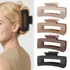 Nuevo Clip de Garra Mate Transfronterizo Pasador Cuadrado Pasador Color Café con Leche Set de Accesorios para el Cabello Más Vendido en Amazon Clip de Tiburón