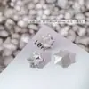 Rhinestones Blancos de Espalda Puntiaguda para Uñas, Deslumbrantes Rhinestones de Vidrio Blancos Transparentes Gruesos Cuadrados Irregulares con Forma de Corazón en Forma de Caramelo de Roca para Decoración de Uñas
