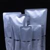 Bolsa de papel de aluminio personalizada de fábrica Bolsa de embalaje con cierre de cremallera plana Bolsa de aluminio con sellado a tres lados Bolsa de vacío para alimentos Bolsa autosellante