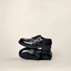 Versión de Piel de Vaca~Mocasines de Tacón Grueso para Mujer Brogue Tallado Slip-on Planos con Forro de Terciopelo Estilo Británico Suela Gruesa Zapatos Pequeños de Piel