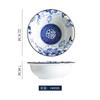 Conjunto Comercial de Tigelas Fumantang: Tigelas Grandes, Tigelas de Arroz, Tigelas de Sopa, Tigelas Cônicas, Tigelas para Macarrão Instantâneo, Tigelas de Cerâmica Vintage, Estilo Chinês