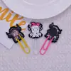 Clip de Papel Grande de Vaca de las Tierras Altas Dibujado Clip Marcador de Página Papelería para Estudiantes Creativo Lindo Clip de Papel Suministros de Oficina