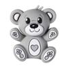 Accesorios de Cuentas de Silicona de Oso Abrazador 3D Transfronterizos Adornos Creativos de Dibujos Animados Cuentas de Oso Cadena para Teléfono Cuentas de Silicona al por Mayor
