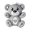 Personalização de moldes de contas de silicone 3D, montagem de cordões de contas com IP de desenhos animados de animais transfronteiriços, acessórios para joias DIY, moldes de contas soltas