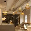Lámpara de araña de cuerda de cáñamo vintage Cafetería de Internet Lámpara de cuerda de cáñamo Pantalla de lámpara hecha a mano Lámparas creativas personalizadas Lámpara auxiliar para restaurante de hot pot Tienda de barbacoa