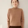 25 Novedades Otoño e Invierno Tejido de Cachemira Grueso de Siete Agujas para Mujer Hilo Floral Suéter de Manga Larga Tejido Básico