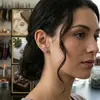 Arete de titanio F136 con forma de erizo de mar y corazón para lóbulo de la oreja, Piercing para labio de erizo de mar con rosca interna de titanio G23, Accesorio de joyería para la oreja