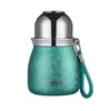 Popular Taza Térmica Revestida de Titanio con Forma de Calabaza con Separación de Té y Agua, Taza de Agua Térmica Tres en Uno, Taza para Preparar Té, Regalo de Taza Térmica