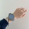 Relógio Quadrado da Moda para TikTok para Mulheres, Estilo Academy do Instagram, Relógio de Quartzo Simples e Fashion para Homens e Mulheres, Versão Coreana