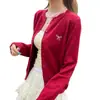 Abrigo Suéter para Mujer 2026 Primavera y Otoño Nuevo Estilo Ropa de Abrigo Otoño e Invierno Cárdigan Tejido Estilo Otoño Top Primavera y Otoño