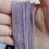 Electrochapado directo de fábrica colorido 0.8# súper pequeño 2 mm cuerda de algodón cuentas de bola de cristal puntiagudas ropa diy accesorios para la cabeza