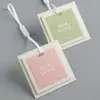Etiquetas de Roupa Personalizadas, Etiquetas de Cartão Off-White Espessas, Etiqueta de Pendurar com Design Personalizado para Lojas de Roupas de Luxo, Prontas