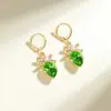 Pendientes de Zirconia Cúbica de Cristal de Lujo Ligero, Modernos para Mujer, Gama Alta, Diseño Exquisito de Nicho, Pendientes Atmosféricos