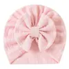 Sombrero Hiyab con Patrón de Trigo Estilo Comercio Exterior para Niños, Sombrero con Lazo para Bebé, Sombrero Indio con Patrón de Trigo para Bebé, Gorro para Recién Nacido