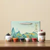 Productos Culturales y Creativos de la Ciudad Prohibida Set de Regalo para Inauguración de Casa y Negocios del Festival de Medio Otoño con Impresión de Logo, Souvenirs Bancarios Corporativos para Extranjeros
