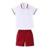 Uniforme escolar de verão infantil para alunos do ensino fundamental e médio, uniforme de classe, estilo britânico, uniforme de jardim de infância para professores