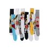 Venta al por mayor para hombre para mujer Sombrero de paja para cuatro estaciones Anime Popular Calcetines de moda Calcetines para hombre One Piece Tiktok Capitán Luffy Calcetines transfronterizos