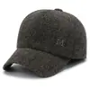 Gorra de lana de invierno para hombre con protección para las orejas, gorra de béisbol cálida para mediana edad y ancianos, papá, abuelo, ancianos, gorra de béisbol gruesa con forro de vellón