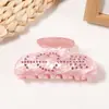 Gurex Joias Estilo Pequeno Perfume Diamante Pérola Clip de Alto Padrão Rabo de Cavalo Médio Presilha para Cabelo Feminina Mais Fácil de Combinar Acessórios de Cabelo