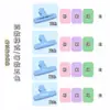 Nuevo clip magnético de cola larga para cuenta manual color macarrón plástico clip magnético para cuenta manual columpio estudiante Clip para facturas y papeles de examen