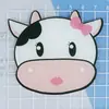Vaca Fofa DIY Desenho Animado Patch de Vaca Acrílico Acessórios de Cabelo para Crianças Grampo de Cabelo Feito à Mão Acessórios DIY Ímã de Geladeira