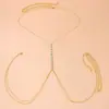 Accesorios sencillos para el pecho, ropa interior sexy y brillante, accesorios a juego, cadena corporal para la playa, nuevo transfronterizo