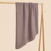 Manta Envolvente para Bebé de Algodón de Bambú Teñido Más Vendida Transfronteriza, Toalla de Baño de Gasa de Color Sólido de Doble Capa, Manta Cubre Cochecito de Bebé, Amazon