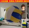 Decoración Inflable Gigante de Voleibol Espesor 1.7m para Eventos Deportivos, Sombrilla Arcoíris para Estudiantes y Adultos, Accesorio de Fútbol