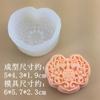 Ano após ano, molde de silicone de cabaça ruyi de gato da sorte, sorvete, gesso, vela de aromaterapia, molde decorativo