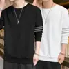 Sudadera de Cuello Redondo para Hombre, Marca de Tendencia Otoñal, Versátil Estampada Holgada de Manga Larga, Atuendo Unisex para Pareja, Top de Estudiante