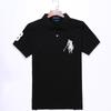 Ropa Polo para Hombre con Gran Logo de Caballo Bordado, Camiseta de Manga Corta, Polo de Manga Media para Golf para Hombre, Corte Holgado