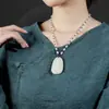 Pingente de Jade Hetian com a Divindade Guardiã do Signo do Cavalo, Adequado para Homens e Mulheres