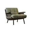 Sillón individual de lujo ligero estilo italiano, diseño vintage wabi-sabi, sofá de ocio de diseñador para el hogar, casa de huéspedes, hotel y uso en reuniones