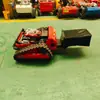 Cortacésped Pequeño de Control Remoto Transfronterizo, Desmalezadora de Rueda tipo Oruga Diésel y Gasolina de Alta Potencia para Huertos, Especialmente Diseñada para Huertos