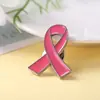 [Broche Pequeno de Fita Rosa] Fornecimento Direto da Fábrica Broche Promoção da Saúde Feminina Insígnia de Lapela Distintivo Lembrança