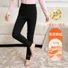 Leggings térmicos de doble capa para niñas, aptos para usar como prenda exterior, con forro polar extra y aislamiento engrosado, pantalones largos ajustados para niños en otoño e invierno