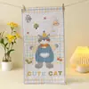 Toalla Infantil de Gasa de Cuatro Capas Jacquard de Dibujos Animados Zhixiang Diversión Infantil Toalla Infantil Toalla Facial Pequeña Toalla Absorbente de Sudor Souvenir al por Mayor