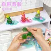 Pegatinas Apilables de Dibujos Animados 3D para Estudiantes, Alivio del Estrés Hecho a Mano, Pegatinas Decorativas Lindas Estilo Ins para Niños Educativas que Brillan en la Oscuridad Venta al por Mayor